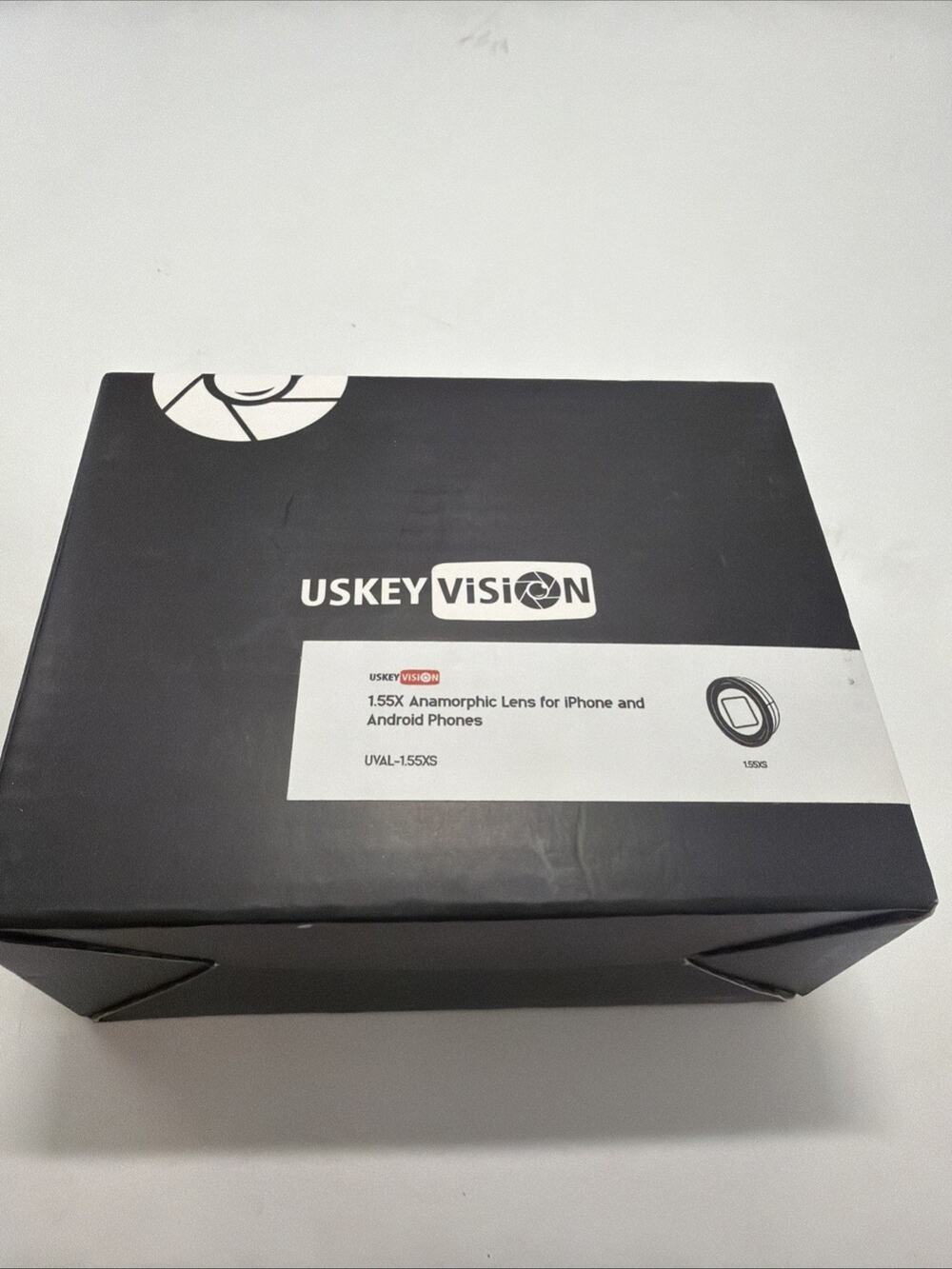 USKEYVISION 1.55X Anamorphic Lens Filmmaking 2.76:1 Ratio Lens for iPhone